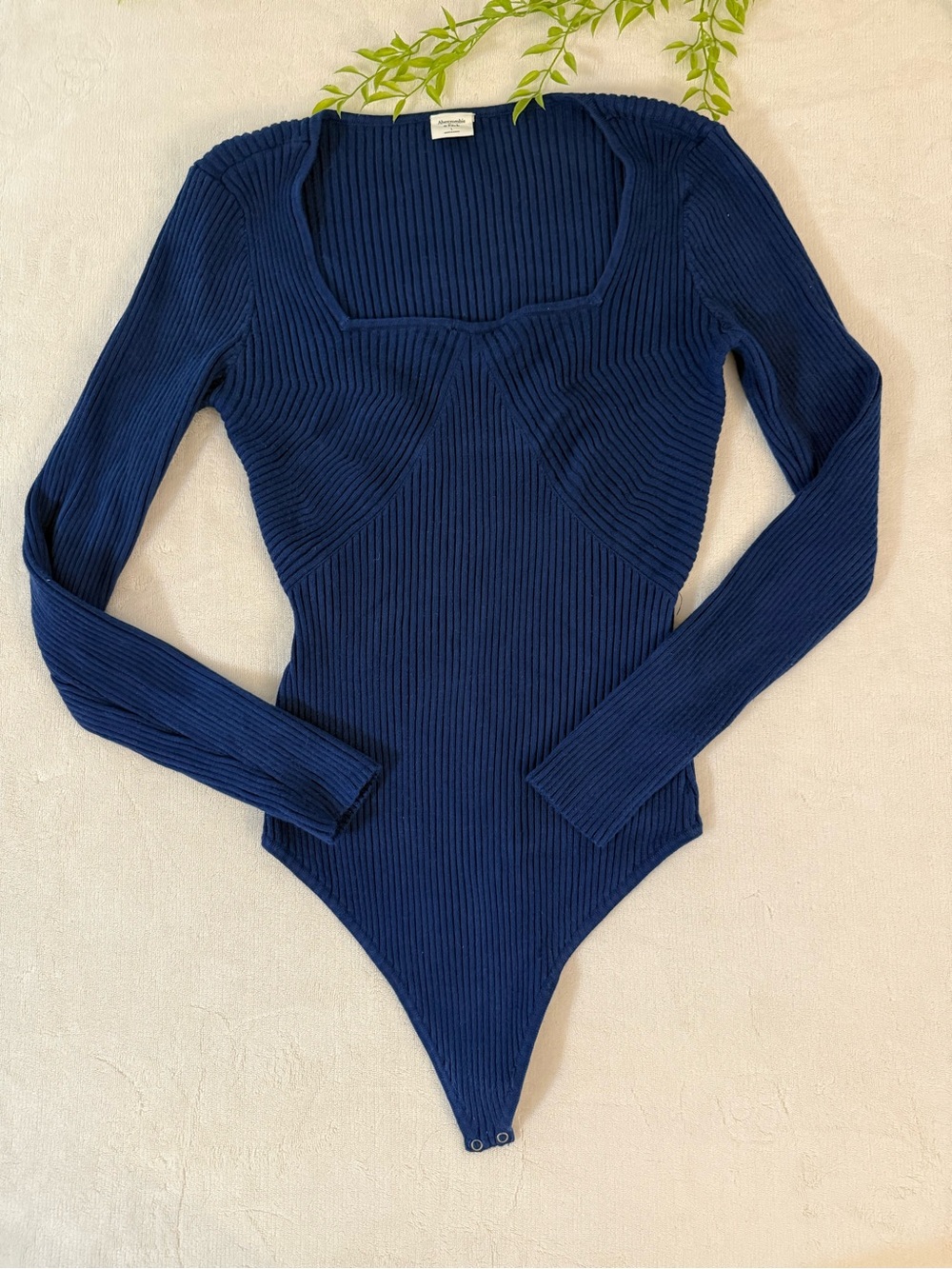 Abercrombie & Fitch | Ribbed Long Sleeve Bodysuit
